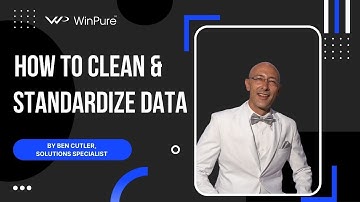 How To Clean And Standardize Data: Data Cleansing Tutorial - Part 3️⃣