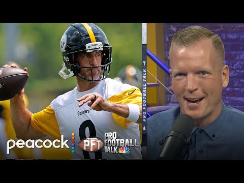 Steelers’ Aaron Rodgers feels new helmet looks like ‘spaceship’ | Pro Football Talk | NFL on NBC