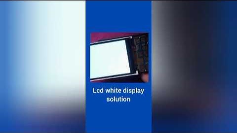LCD white display solution.vigotell i550,i700,i800 white display solution