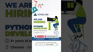 We are hiring a Python Developer to unleash coding prowess and drive innovation in our projects.