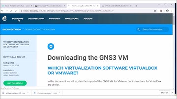 [Network DIY] Step by step Installation of GNS3 VM version - Downloding VMPlayer and GNS3VM Part#2