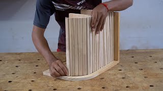 Amazing ideas in woodworking skills to turn solid wood into wooden decoration projects