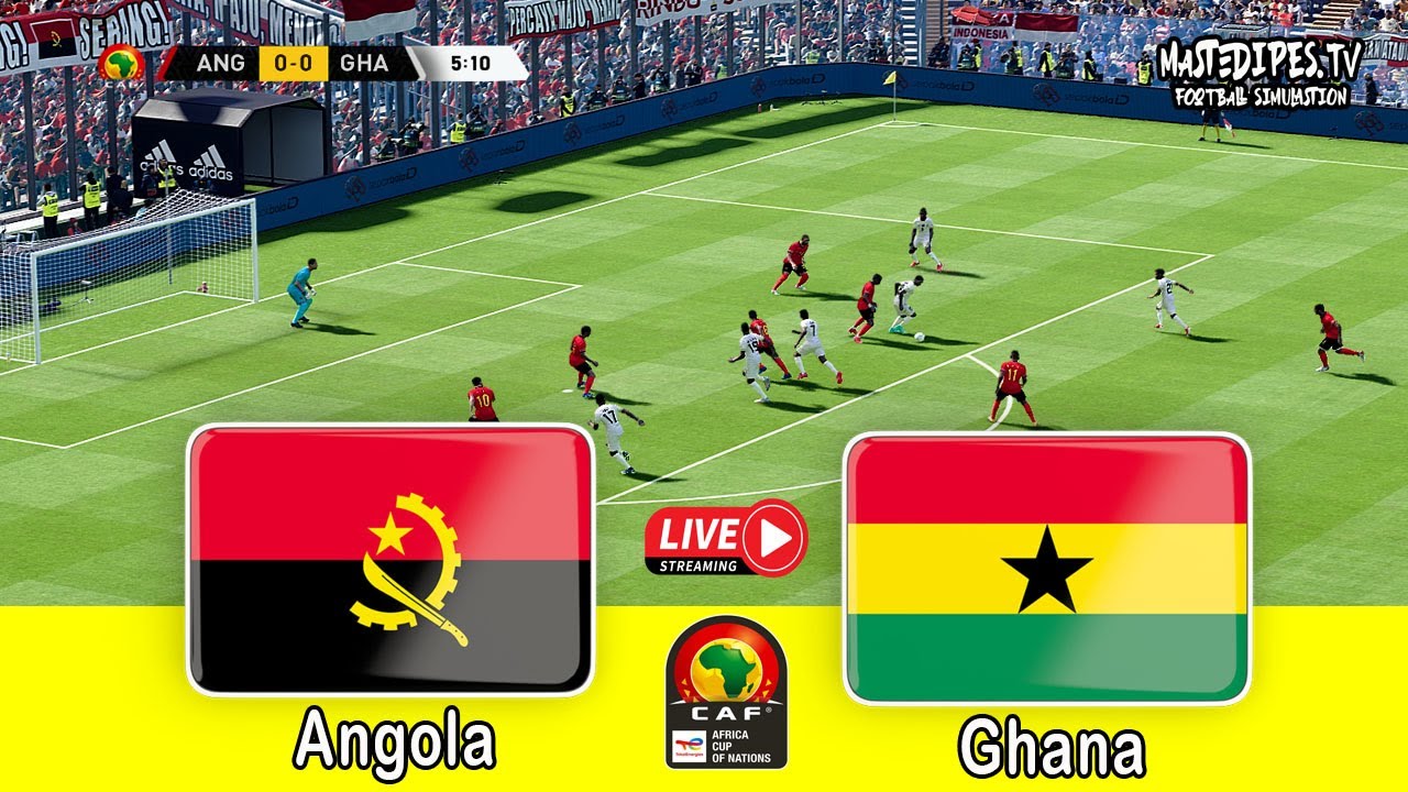 Angola vs Ghana | Africa Cup of Nation Qualification 2023 Live Today