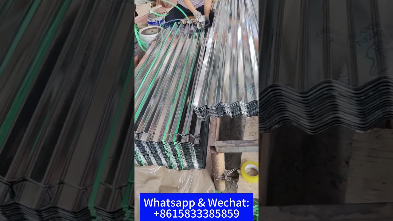 Zinc Coated Corrugated Roofing Iron Gi Sheet 22 gauge Corrugated Galvanized Steel Roofing Sheet