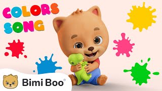 The Colors Song | Bimi Boo - Preschool Learning for Kids