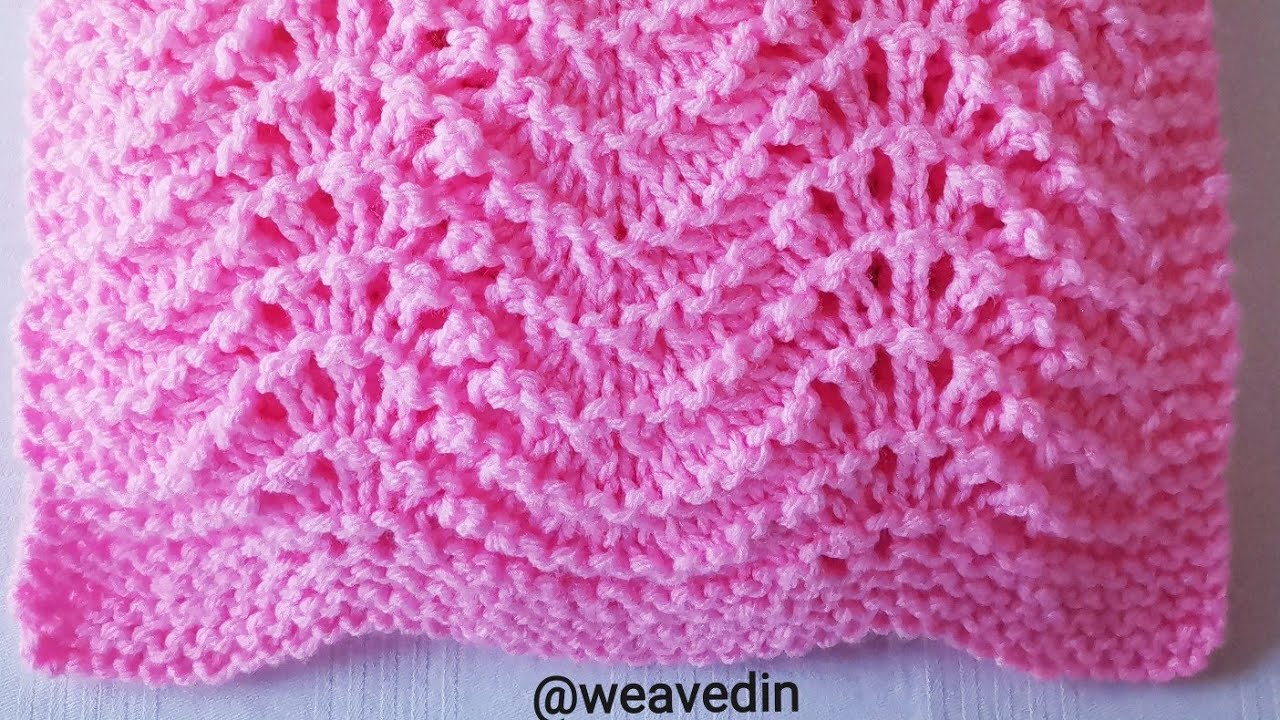 Feather and Fan Stitch - Scarf Tutorial