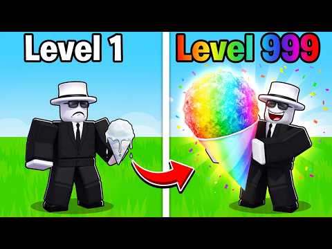 I Went From NOOB to PRO in Roblox Snowcone Stand