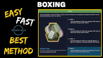 Starfield Fast Boxing Skill - Easy Challenge Guide - Max Rank - Best Method
