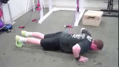 Moving Plyo Push Up- Side to Side