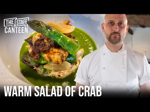 Mike Naidoo from Catch at the Old Fish Market creates a warm salad of Portland crab recipe