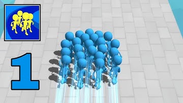 CROWD RUNNERS gameplay walkthrough part-1