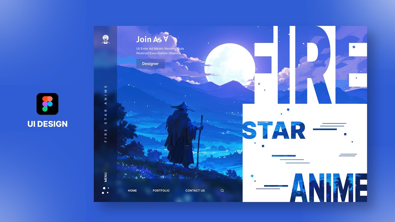 Interactive Simple UI Design in Figma: Creative Web Design Tutorial ...