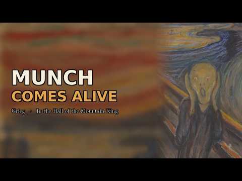 When Edvard Munch's Paintings Come Alive - In the Hall of the Mountain King