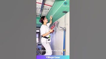A Tool That Holds the Ceiling FOR You?! 😂 This Drywall Hack is PURE MAGIC! #construction