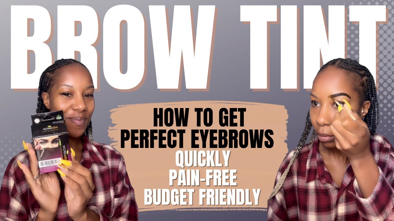 How to get PERFECT Eyebrows with Minai Brow Tint Kit: Tutorial and Review - Ombre Henna Eyebrow Dye