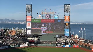 Dodgers @ Giants 2024 | Brock Purdy 1️⃣3️⃣ First Pitch ⚾️ & 49ers O-Line Appearance 💪