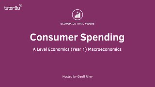 Consumer Spending - A Level and IB Economics