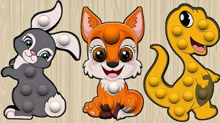 Pop It Animals 3D - Satisfying and relaxing ASMR Mobile Games screenshot 5