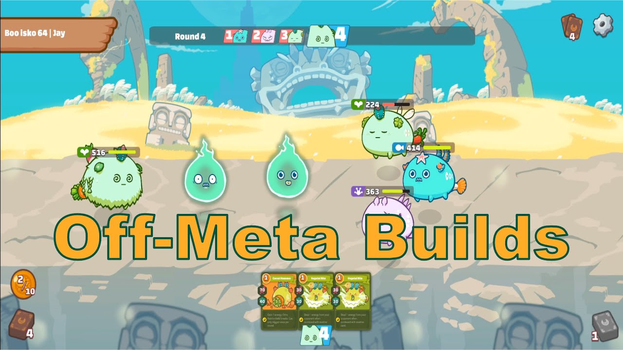 Imbalance tank 1v3 FEAR the Plant! Axie Infinity OffMeta Builds