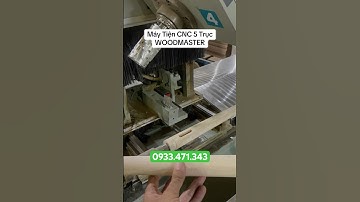 Máy Tiện Gỗ CNC 5 Trục Chuyên Hàng Chân Trục Bàn Ghế - Woodmaster - WM-1200A5L