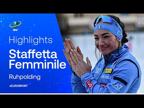 Video ITALIA show! Il quartetto azzurro 2° dietro la Norvegia nella staffetta a Ruhpolding I HIGHLIGHTS