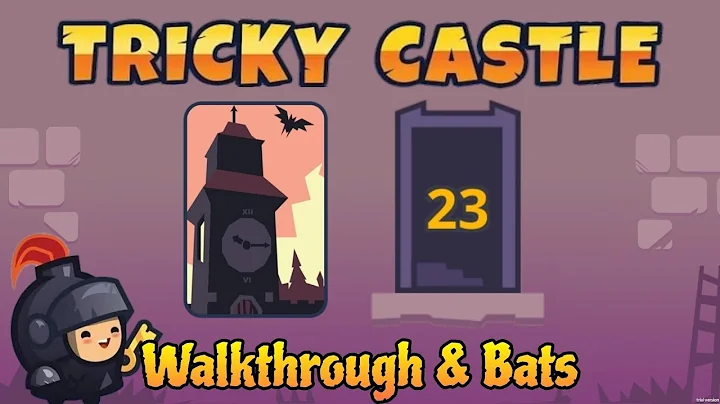 Tricky Castle Witch Tower Level 23 Walkthrough and Bats