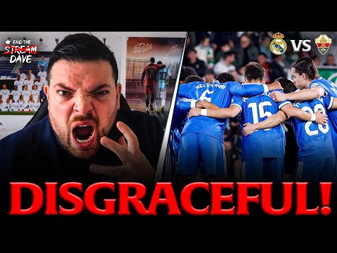 DISGRACEFUL MADRID DESERVED TO LOSE Elche 2 2 Real Madrid MATCH REACTION