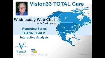 HANA Option: Interactive Analysis | Part 2