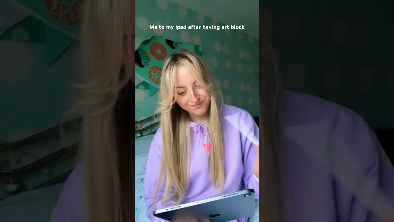 When you’ve been struggling with art block for a month 