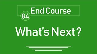 84 - ( jQuery Tutorial ) End Course , What's next ?