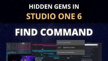 Find Command - NOBODY Talks About This GREAT Workflow Feature in Studio One