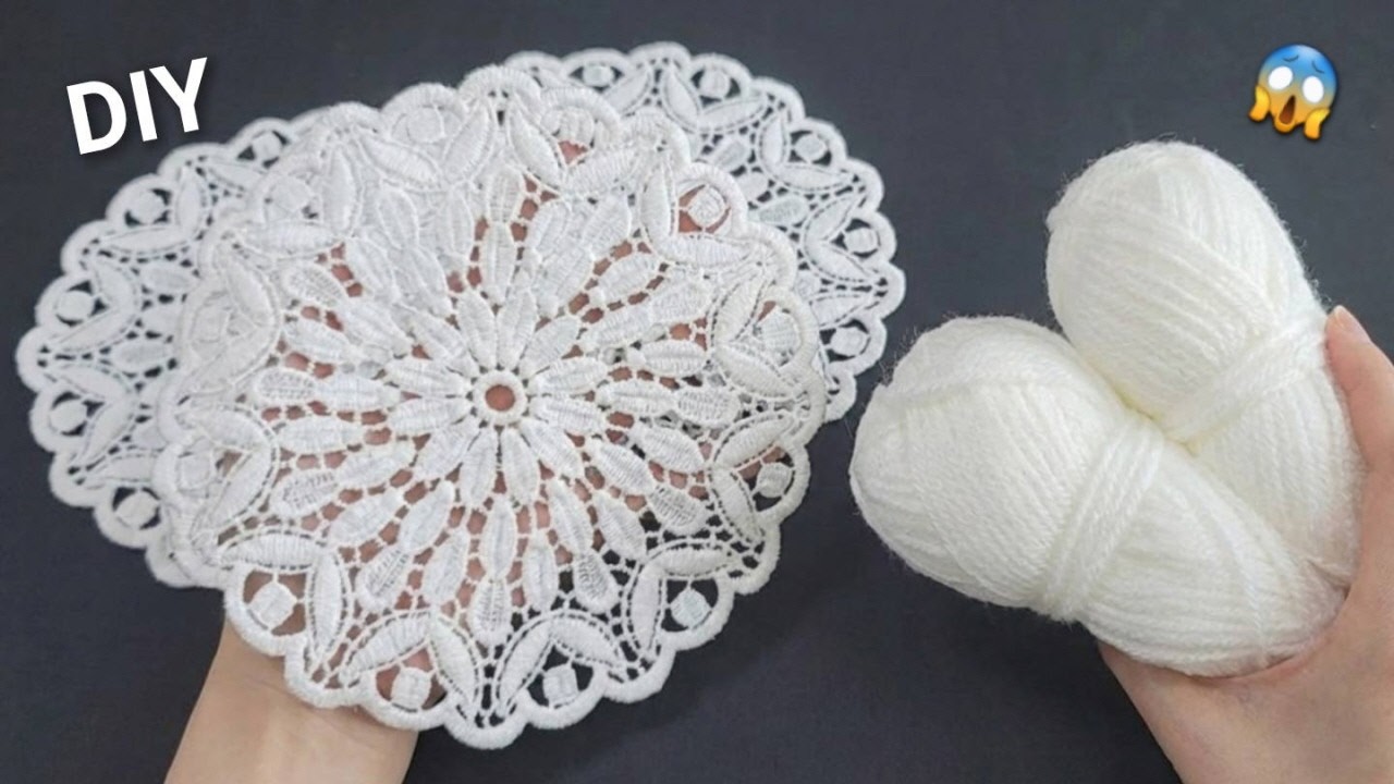 Я увидела это в дорогом магазине и сделала сама! Гениальная идея на старых кружевах и пряже.