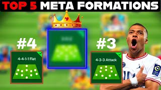TOP 5 Best Formations in FC Mobile🔥🔥Best Formation in Fc Mobile🎯Right Now