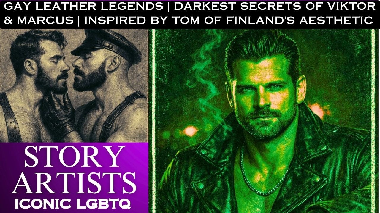 Berlin’s Hidden Darkest Secrets Of Viktor & Marcus| Gay Leather Story Inspired by Tom of Finland Art