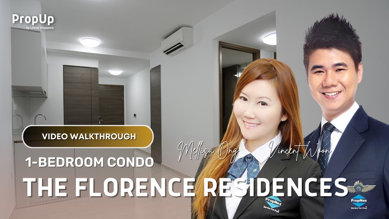 The Florence Residences 1-Bedroom Condo Video Walkthrough - Vincent & Melissa