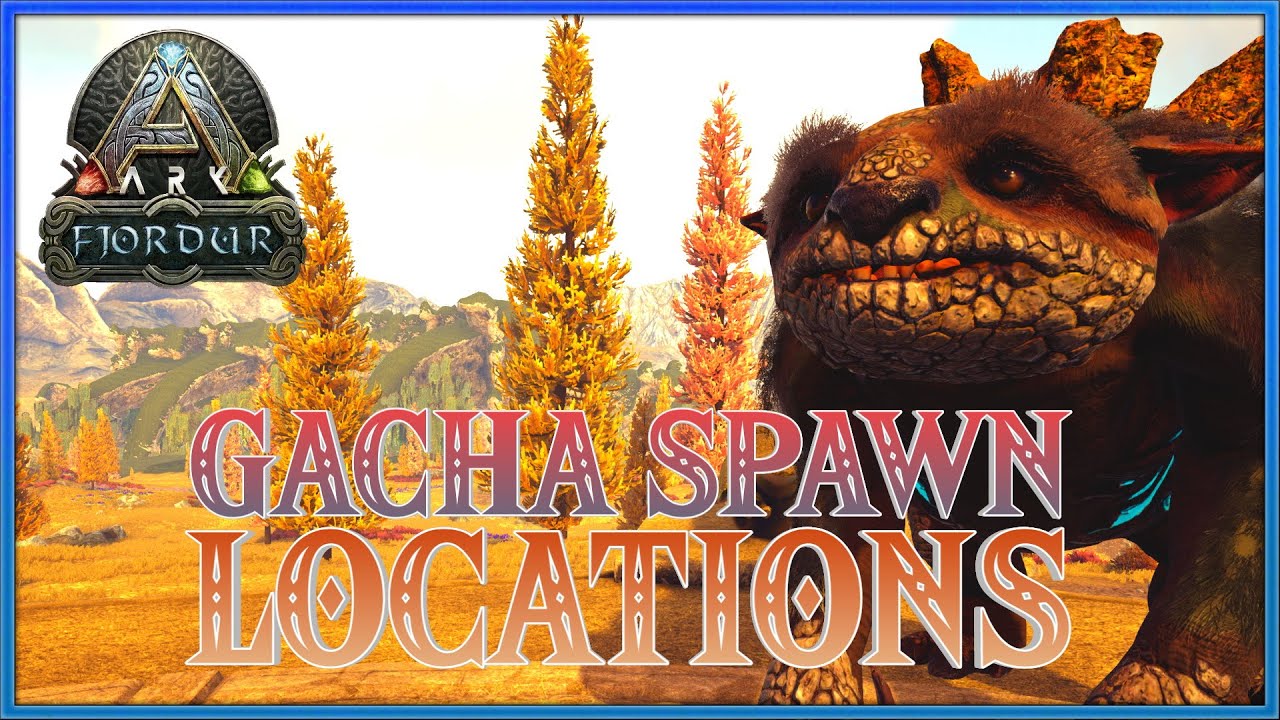 Where to find and tame a Gacha in ARK Fjordur