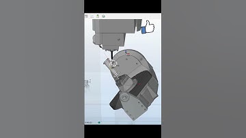 SprutCAM X: 5X Haas UMC 750 Simulation #sprutcam #cadcam #cnc #haas #umc #simulation