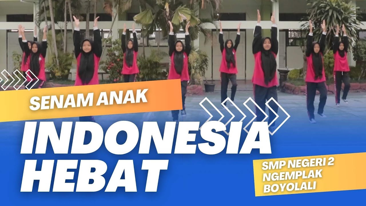 Lomba Senam Anak Indonesia Hebat_SMP N 2 Ngemplak Boyolali_Jawa Tengah