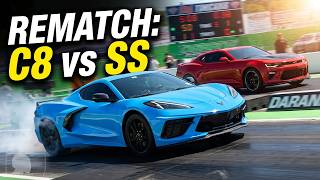 Camaro SS Takes On C8 Corvette | Drag Racing Rematch
