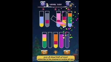 Water color sort puzzle level 322 ios android / Sort water color puzzle level 322 ios apk #shorts 🤗