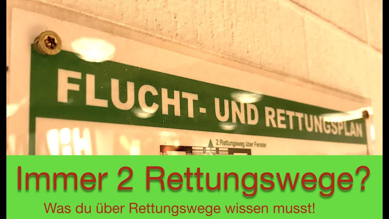 Brandschutz: Reicht auch ein Flucht- und Rettungsweg? § 33 MBO