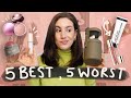 5 BEST & 5 WORST: NEW MAKEUP | Jamie Paige