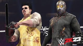 WWE 2K23 - JASON VOORHEES VS LEATHERFACE - WHO WOULD WIN ?