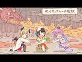 【ホロライブ切り抜き漫画】スバちょこルーナの歌エレクトロ【大空スバル／癒月ちょこ／姫森ルーナ／hololive eng sub】