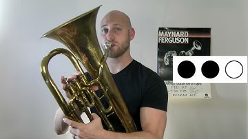 First Five Notes on the Euphonium/Baritone