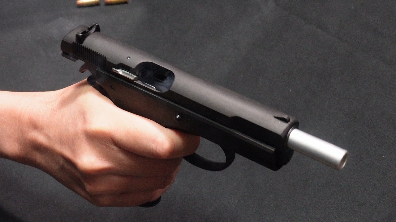 マルシンCz75ブラックHW X-PFC 調整完了 【モデルガン】 - YouTube