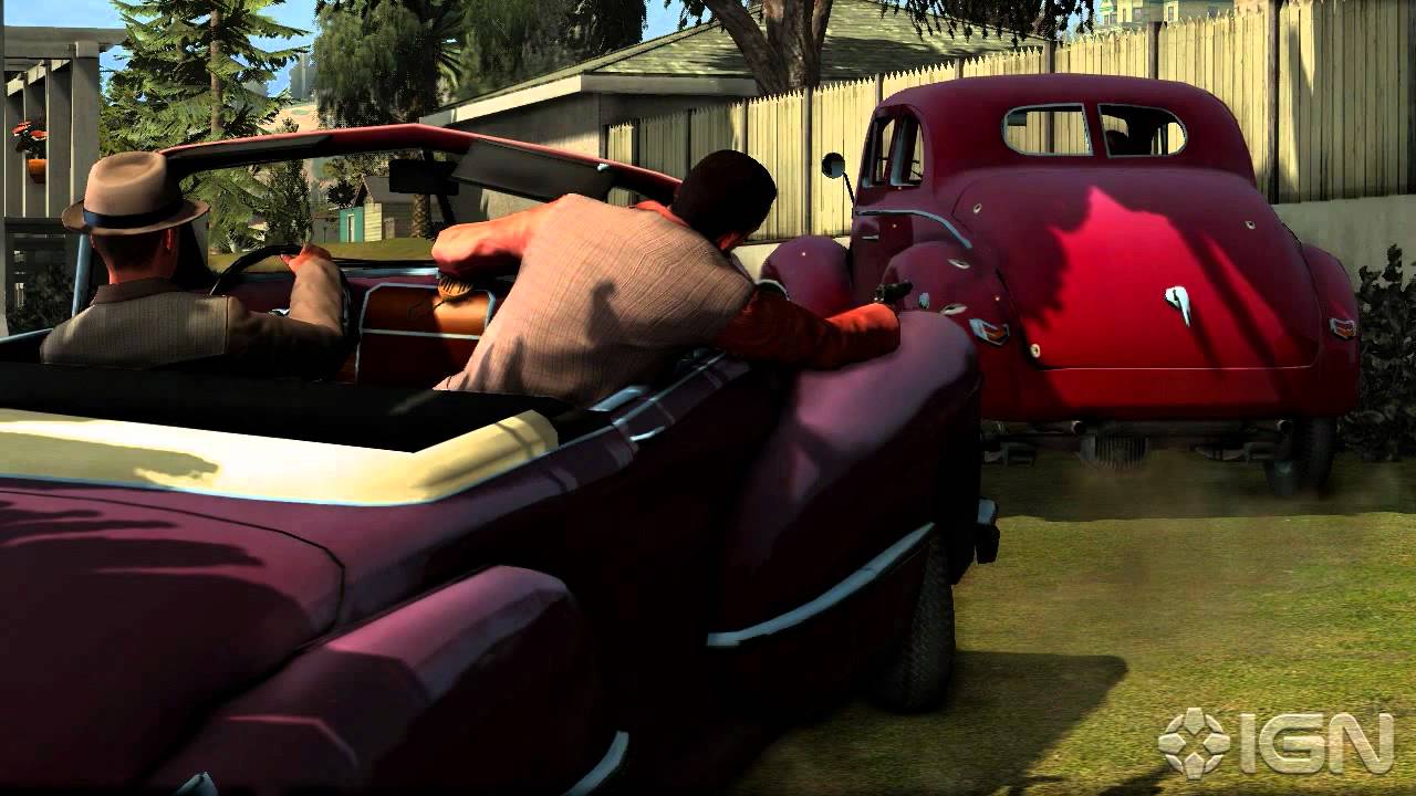L a noire машины