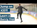 Master the figure skating bunny hop jump  stepbystep tutorial