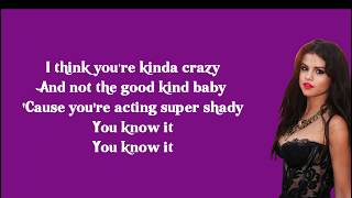 Selena Gomez -  Kinda Crazy  [Lyrics] Rare Album Resimi