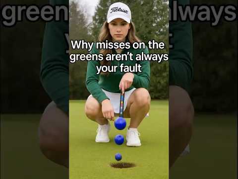 Greens are imperfect surfaces 😮🤯 #funny #shorts #reels #golf #girl
